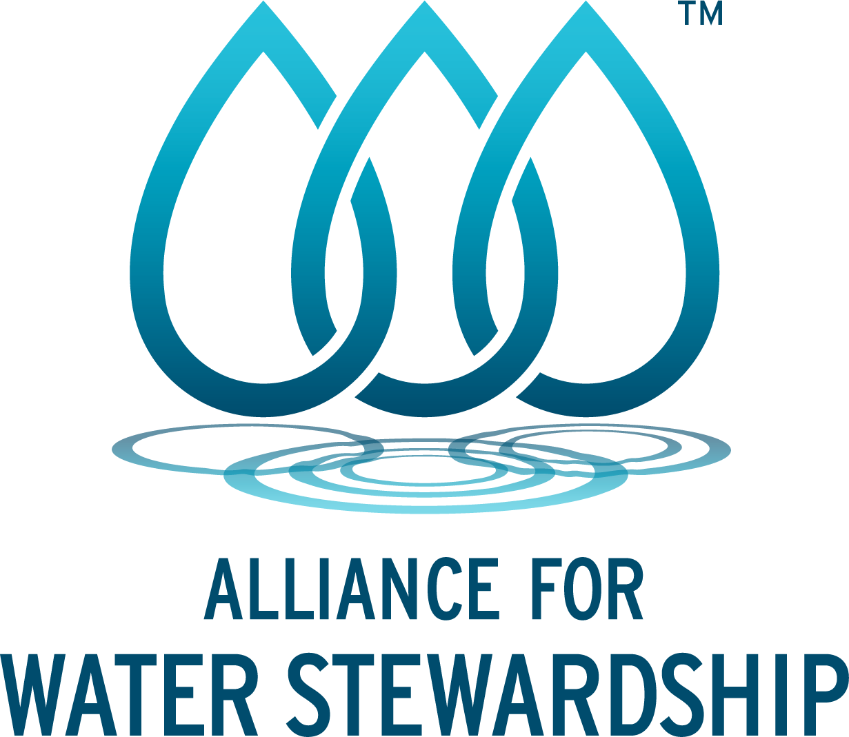 Logo der Alliance for Water Stewardship - Partner für nachhaltige Wasserwirtschaft